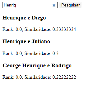 Busca por Similaridade